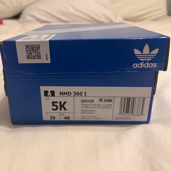 SOLD✨ADIDAS NMD 360 Toddler Walker Shoes (Size 5) GX3320 White Pink Purple NWB - Picture 8 of 11